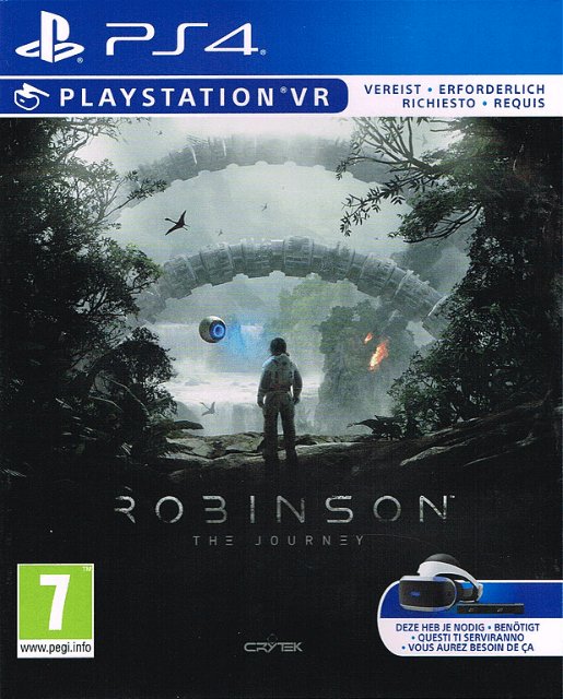 Robinson The Journey VR box art for Playstation 4